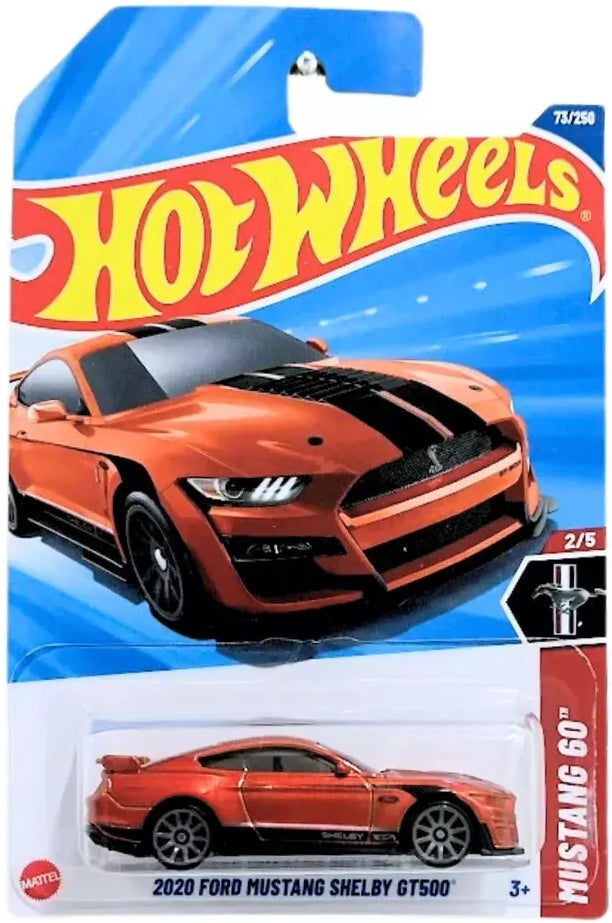 Hot Wheels 2020 Ford Mustang Shelby GT500 HW Mustang 60.º aniversario JBB16