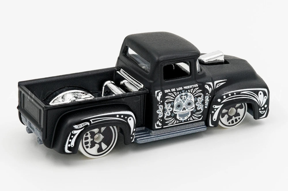 Hot Wheels Custom '56 Ford Truck HW Celebration Racers JBB43 - Day of the Dead - Halloween