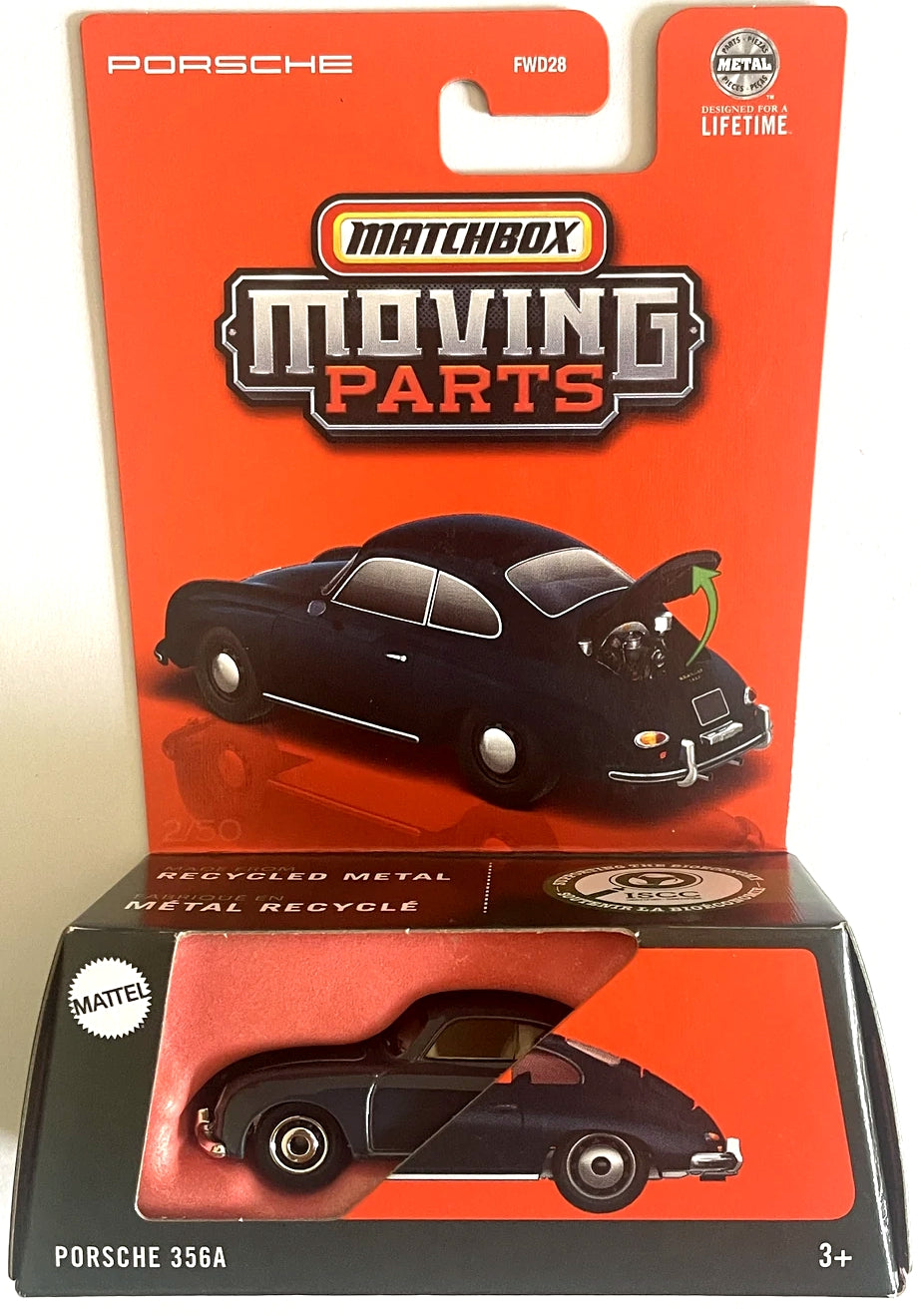 MATCHBOX Porsche 356A HVM79 - Série de pièces mobiles