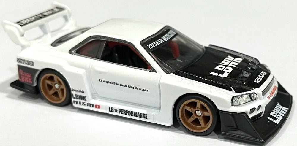 Hot Wheels Boulevard LB-ER34 Super Silhouette Nissan Skyline JDJ24 – Premium avec de vrais pilotes