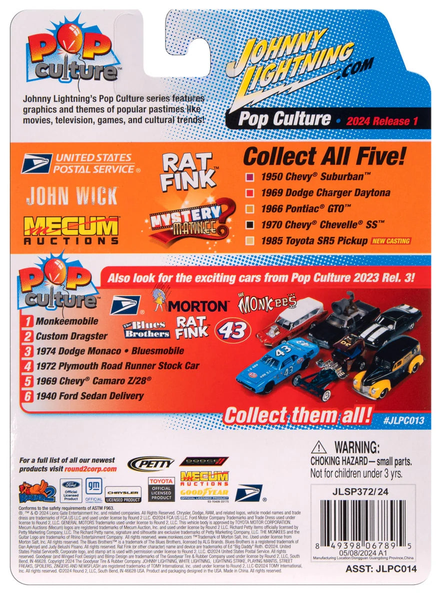 Johnny Lightning Mystery Matinee 1985 Toyota SR5 Pickup - JLSP374 - Limited Edition