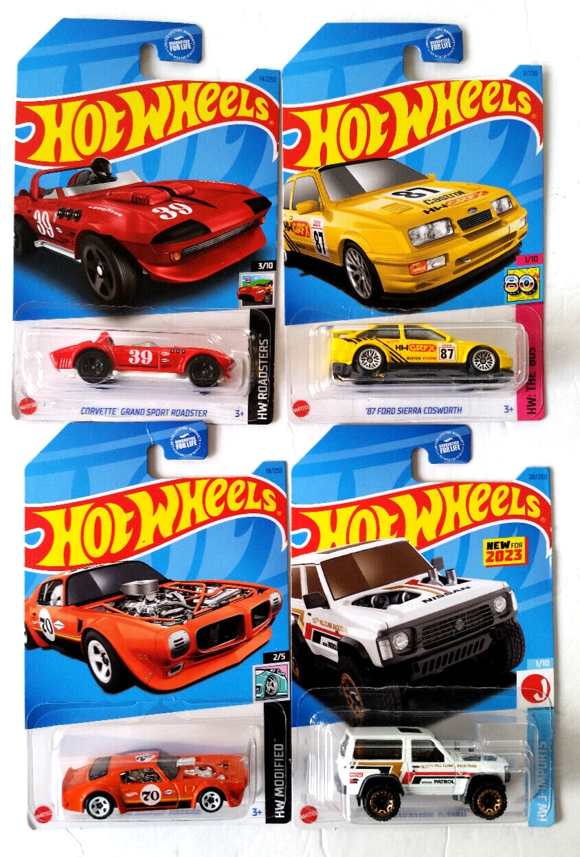Hot Wheels Kroger - Juego de 4 exclusivo - 2023 - HKL44-HKL51