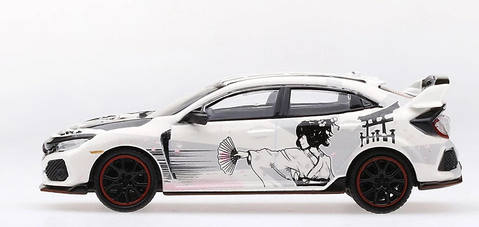 Mini GT Honda Civic Type R (FK8) ArtCar Manga 2018 Salón del Automóvil de París - MGT00037-MJ - Edición Limitada
