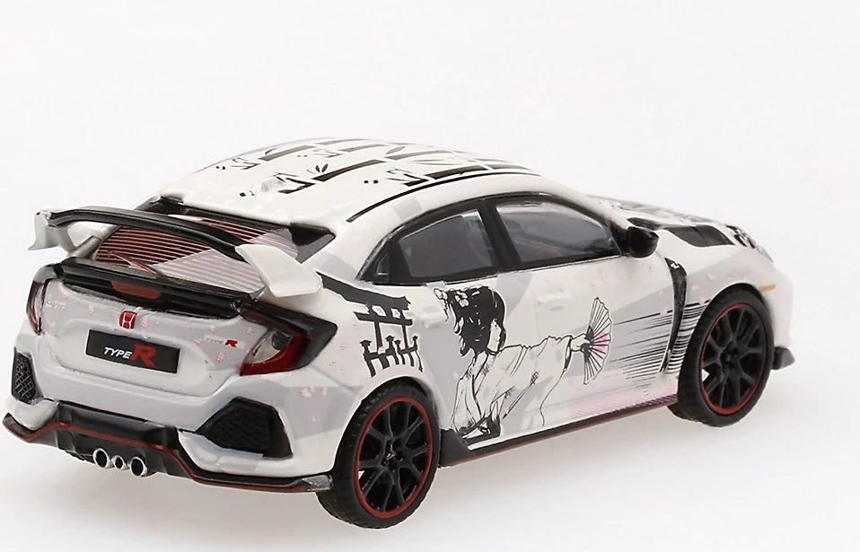 Mini GT Honda Civic Type R (FK8) ArtCar Manga 2018 Salón del Automóvil de París - MGT00037-MJ - Edición Limitada