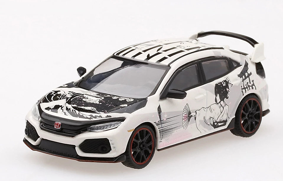 Mini GT Honda Civic Type R (FK8) ArtCar Manga 2018 Salón del Automóvil de París - MGT00037-MJ - Edición Limitada