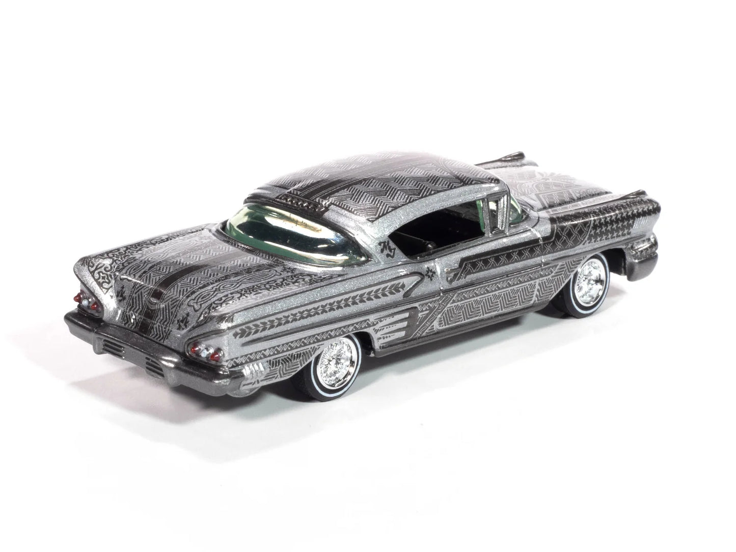 Johnny Lightning 1958 Chevy Impala Lowrider (Exclusivité AW) - SCM192 - Édition limitée