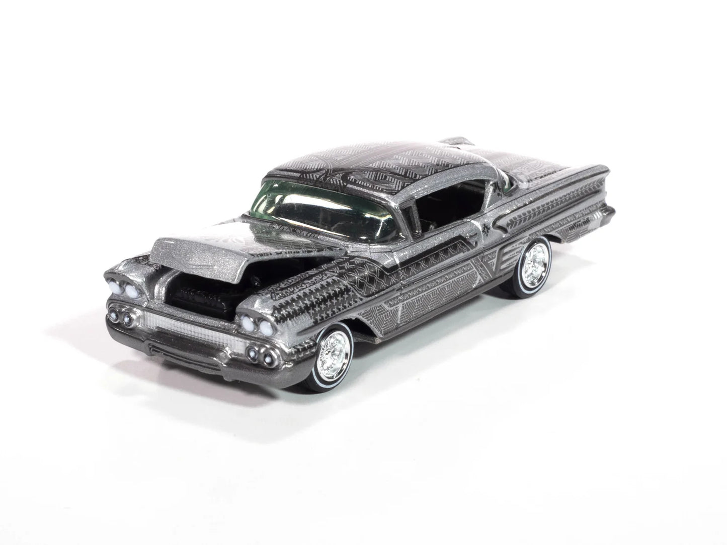 Johnny Lightning 1958 Chevy Impala Lowrider (Exclusivité AW) - SCM192 - Édition limitée