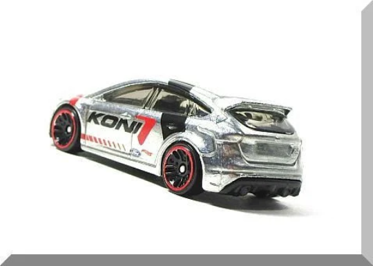 Hot Wheels Ford Focus RS HW Speed Graphics FHB87 - ZAMAC #002 - Exclusivo de Walmart - Más (+) un Hot Wheel de bonificación