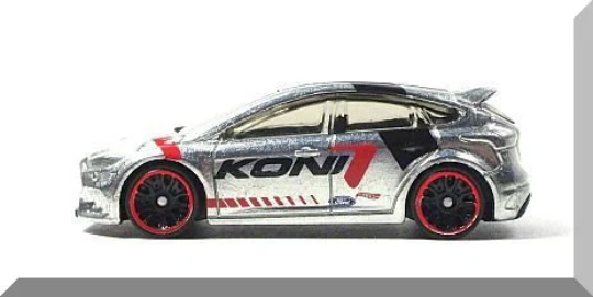 Hot Wheels Ford Focus RS HW Speed Graphics FHB87 - ZAMAC #002 - Exclusivo de Walmart - Más (+) un Hot Wheel de bonificación