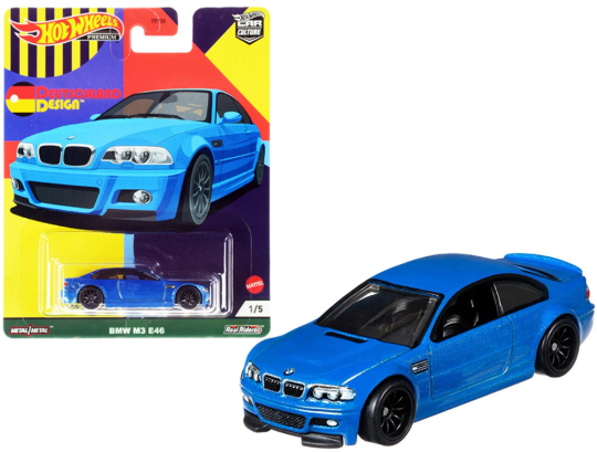Hot Wheels Premium Car Culture Deutschland Design - FPY86-957C - Estuche C de 5 coches - Premium con pilotos reales