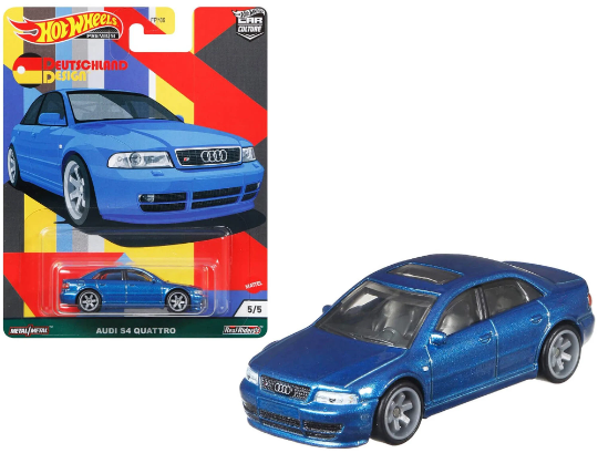 Hot Wheels Premium Car Culture Deutschland Design - FPY86-957C - Estuche C de 5 coches - Premium con pilotos reales