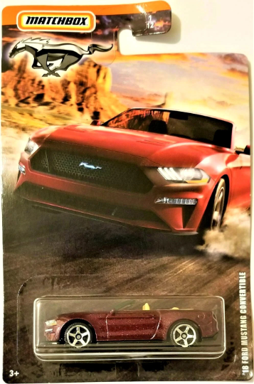Assortiment MATCHBOX Ford Mustang B GGF12-956B - Lot de six (6) voitures - Exclusivité Walmart