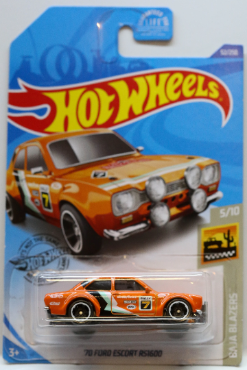 Hot Wheels '70 Ford Escort RS1600 HW Baja Blazers GHB86 - Más (+) un Hot Wheel de bonificación