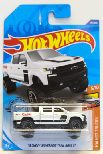 Hot Wheels '19 Chevy Silverado Trail Boss Lt Hw Hot Trucks Ghc37 - Plu 