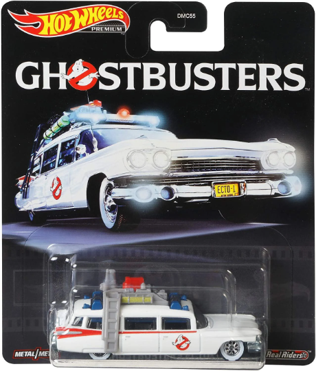 Hot Wheels Premium 2020 Real Rider 1/64 Cazafantasmas ECTO 1 GJR39