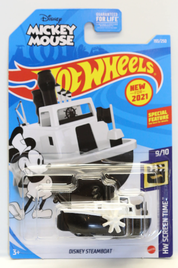 Hot Wheels Disney Steamboat HW Screen Time GRX18 - Plus (+) une Hot Wheel en bonus