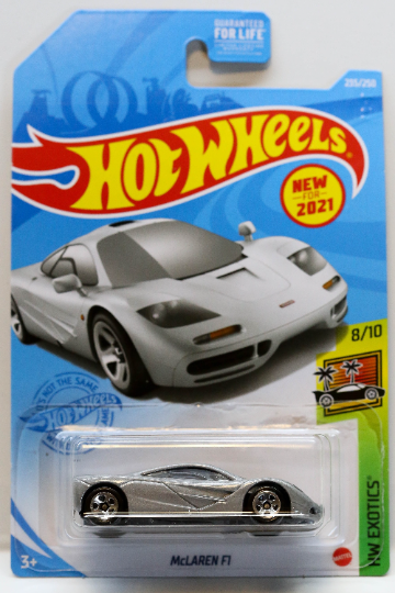 Hot Wheels McLaren F1 HW Exotics GRX57 - Plus (+) une Hot Wheel en bonus