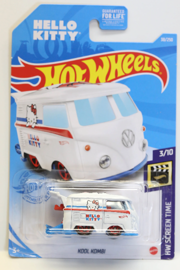 Hot Wheels Kool Kombi HW Screen Time GRX94 - Plus (+) un bonus Hot Wheel - Hello Kitty
