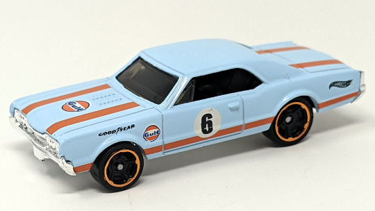 Hot Wheels '67 Oldsmobile 442 HW Muscle Mania GTB41 - Gulf Racing