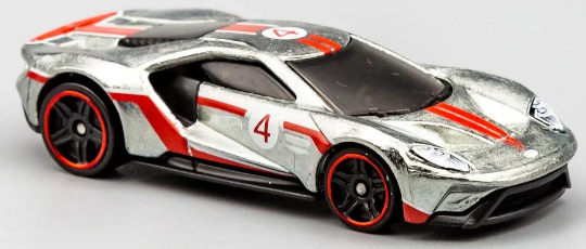 Hot Wheels '17 Ford GT HW entonces y ahora GTD23 - ZAMAC #010 - Exclusivo de Walmart - Más (+) un Hot Wheel de bonificación