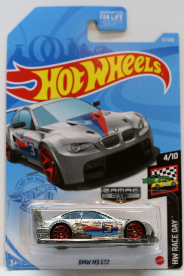 Hot Wheels BMW M3 GT2 HW Race Day GTD25 - ZAMAC #012 - Exclusivo de Walmart - Más (+) un Hot Wheel de bonificación