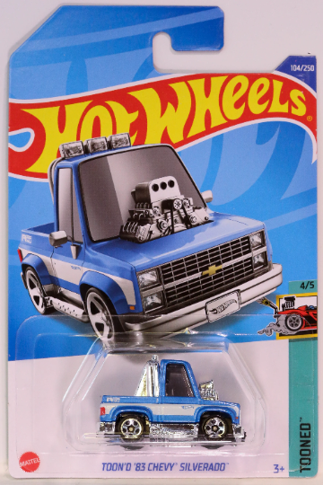 Chevrolet Silverado '83 con toon HW Tooned HCT26 de Hot Wheels