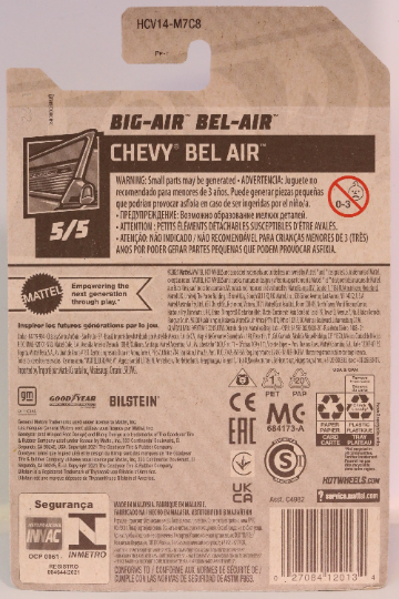 Hot Wheels Big-Air Bel-Air HW Chevy Bel Air HCV14 - Plus (+) une Hot Wheel en bonus