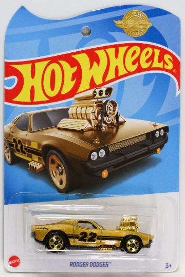 Hot Wheels Rodger Dodger HCW12 - Édition Or Exclusive Meijer 2022 - Rare