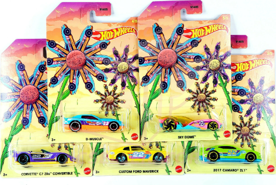 Colección de Pascua de primavera de Hot Wheels 2022 (más (+) un Hot Wheel de regalo) - Conjunto completo - V1405-HDG90