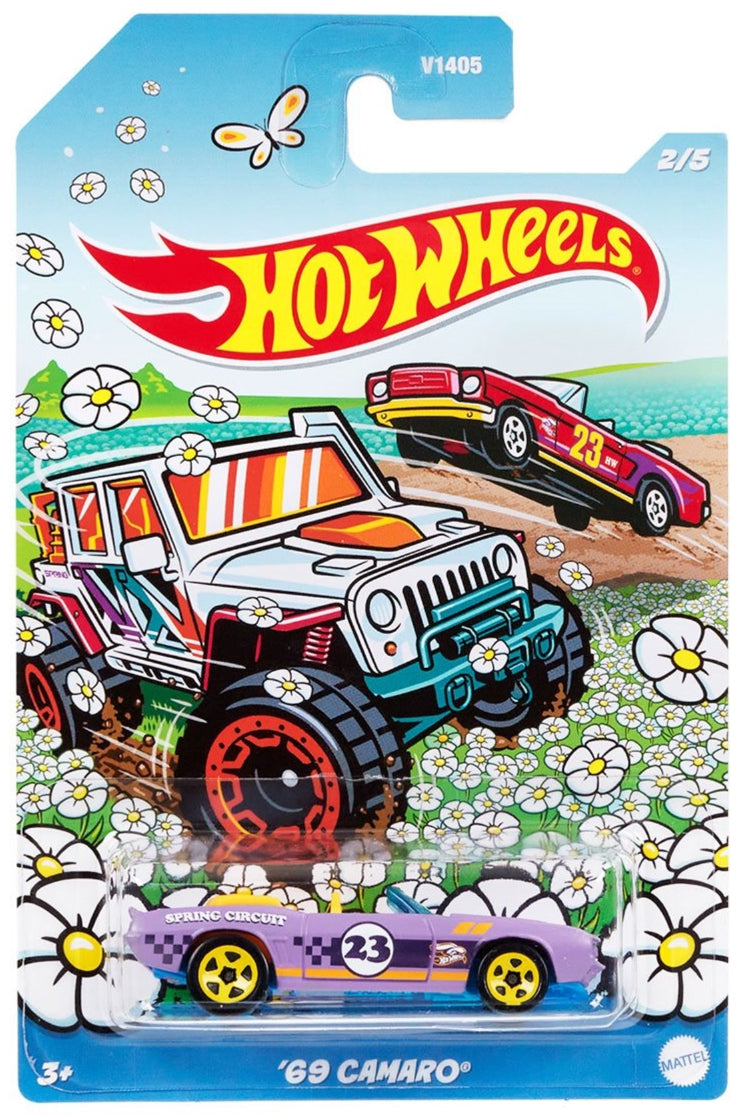 Collection Printemps Pâques Hot Wheels 2023 - Plus (+) un Hot Wheel bonus - Coffret complet - V1405-HLJ30