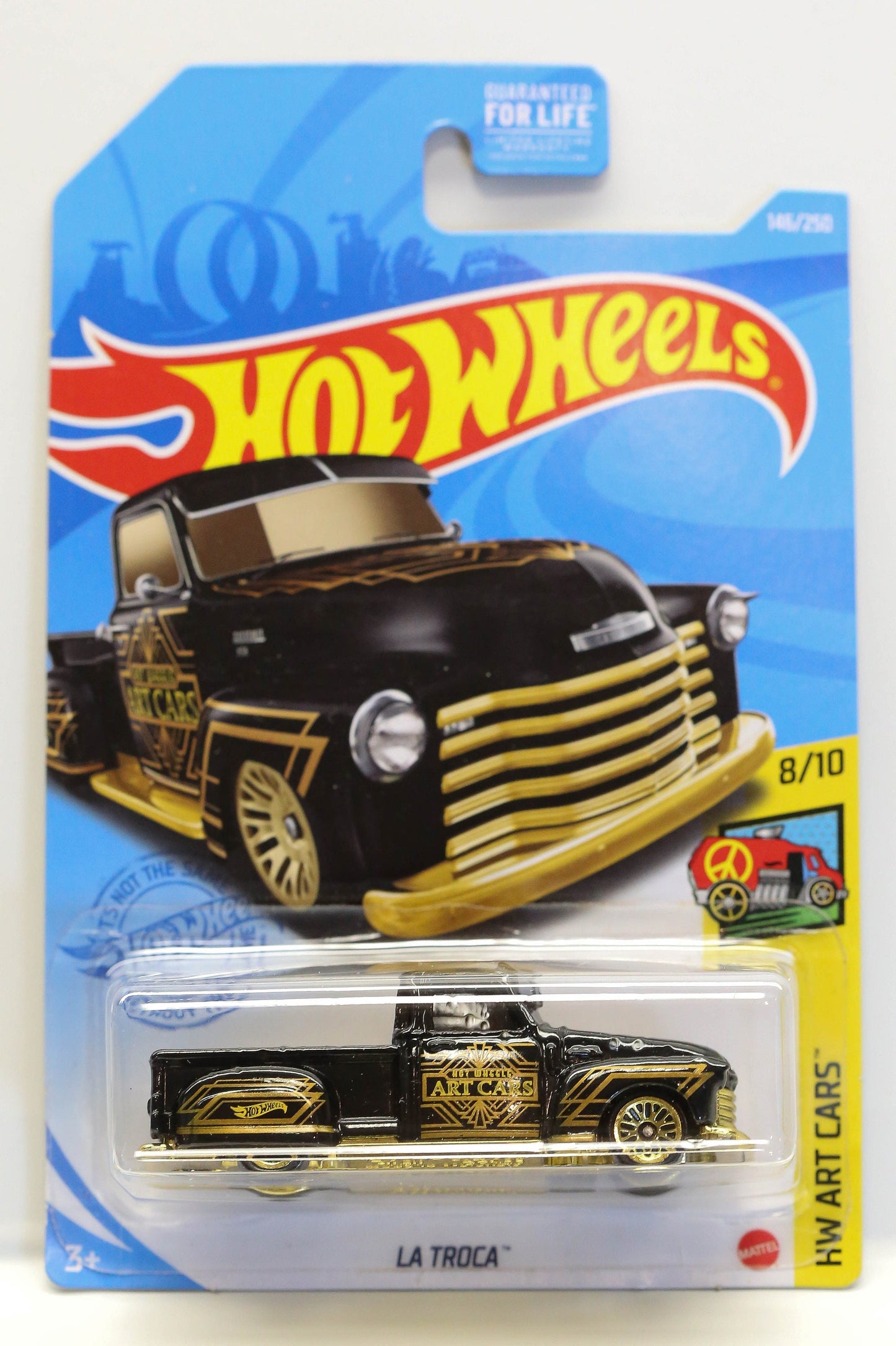 Hot Wheels Chevrolet 3100 Lowrider « La Troca » de 1950, HW Art Cars GRY35