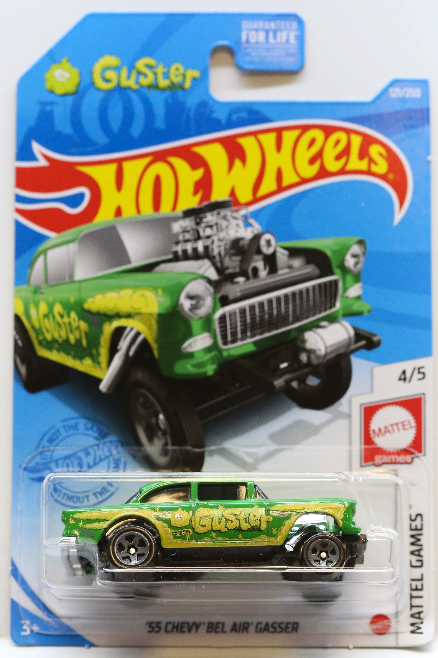 Hot Wheels '55 Chevy Bel Air Gasser HW Mattel Games GRY71 - Más (+) un Hot Wheel de bonificación