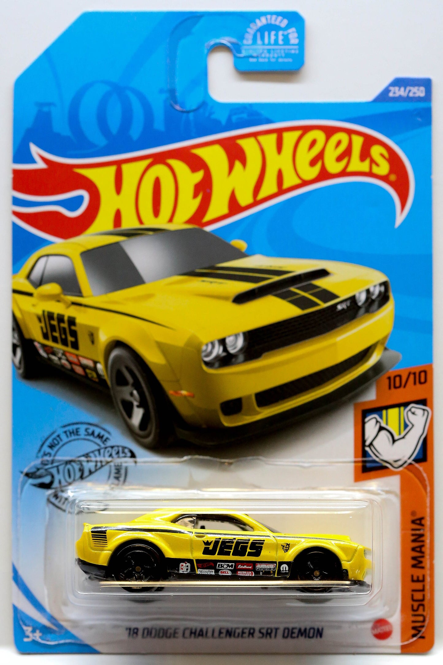 Hot Wheels '18 Dodge Challenger SRT Demon HW Muscle Mania GHD04 - Raro y HTF - Más (+) un Hot Wheel de bonificación