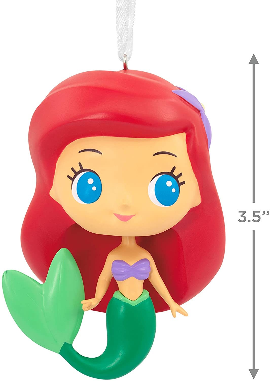Adorno navideño Hallmark Disney de La Sirenita, Ariel, la pequeña amiga saltarina - 2HCM9207