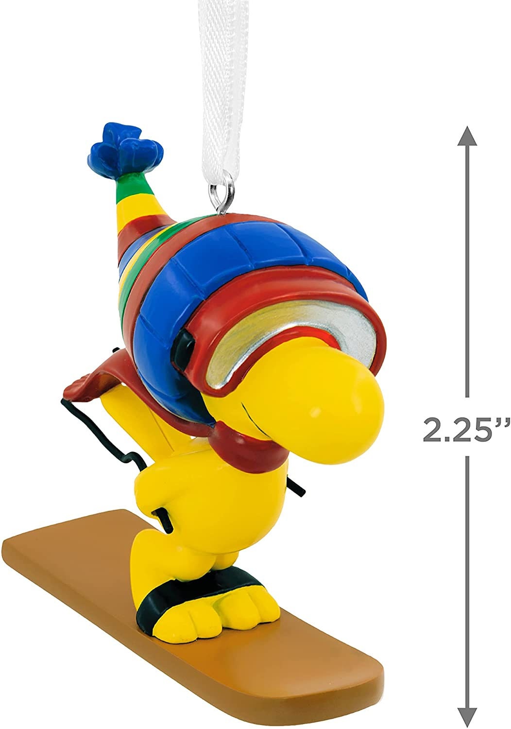 Décoration de Noël Hallmark Peanuts Woodstock Skiing - 3HCM0471