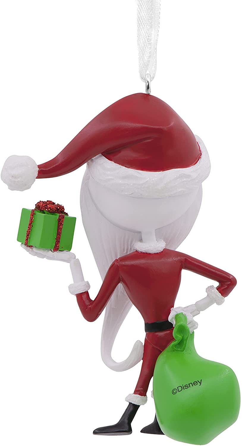 Adorno navideño Hallmark Disney de Jack como Sandy Claws de Pesadilla antes de Navidad de Tim Burton - 2HCM9047