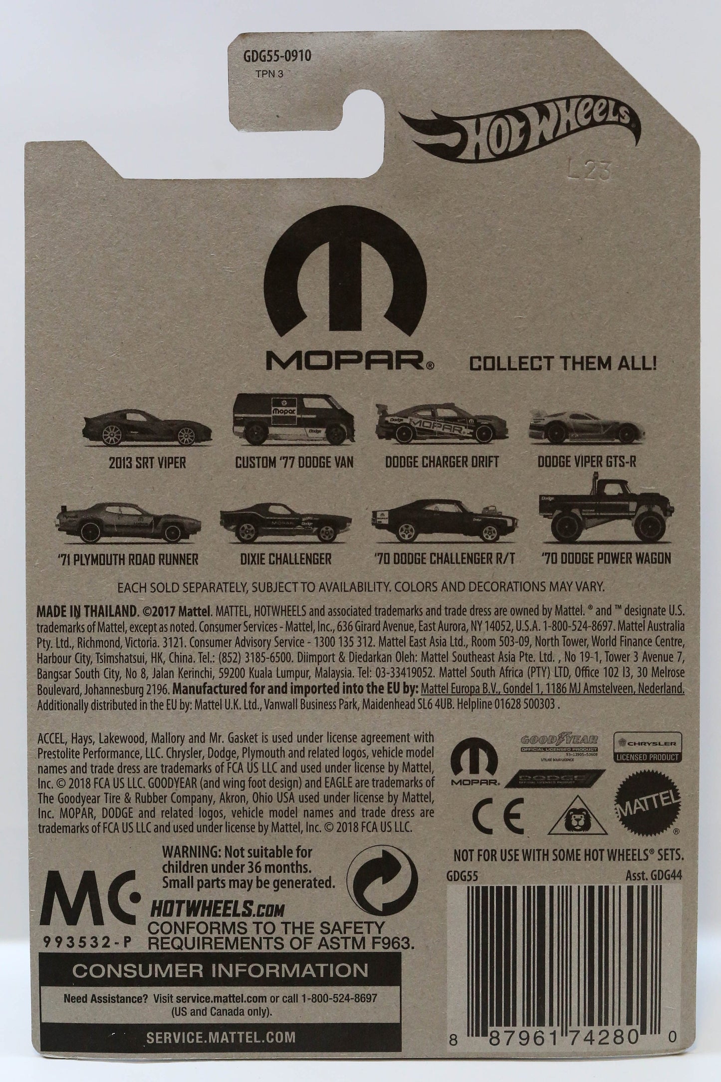 Fourgonnette Dodge Custom '77 HW MOPAR GDG55 Hot Wheels