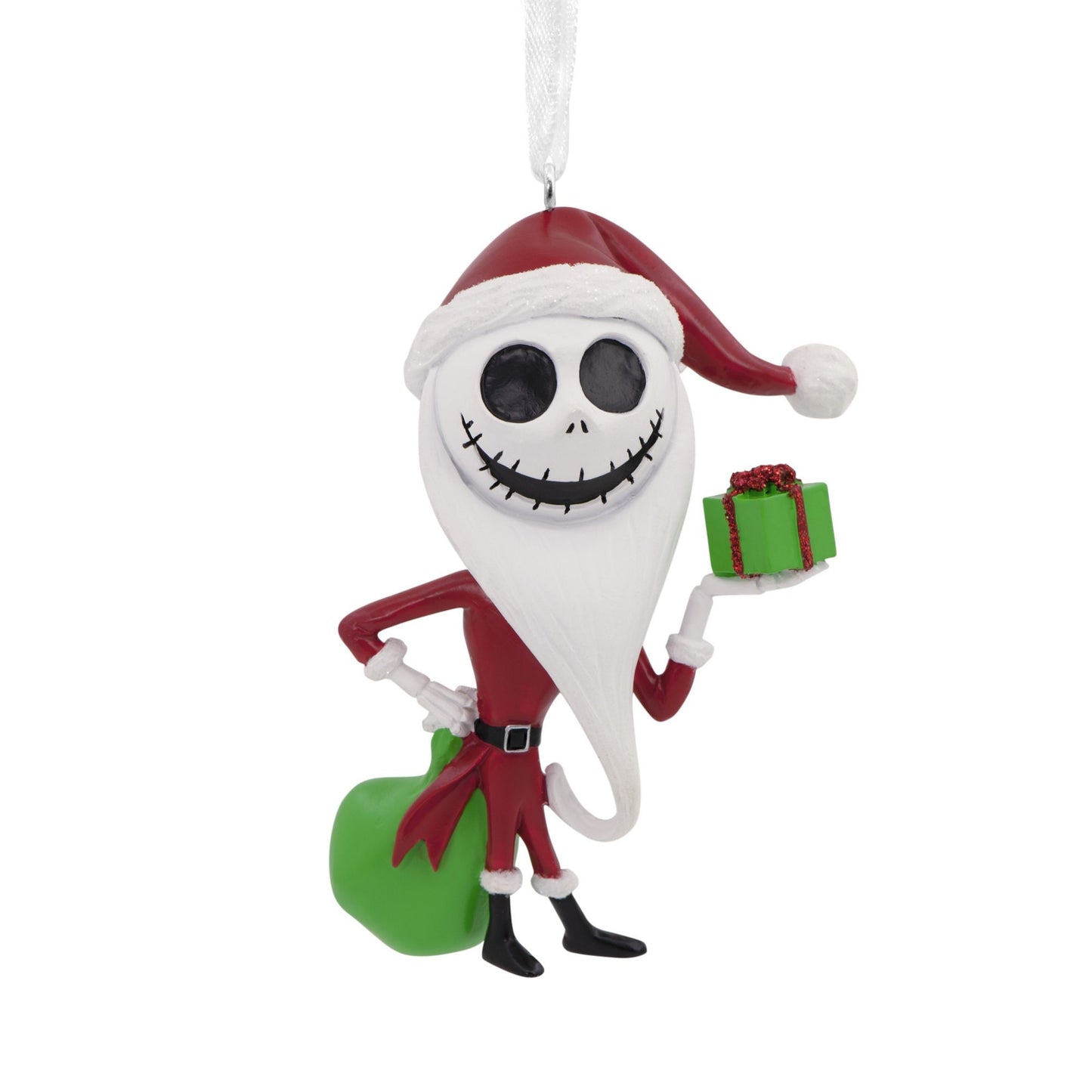 Adorno navideño Hallmark Disney de Jack como Sandy Claws de Pesadilla antes de Navidad de Tim Burton - 2HCM9047