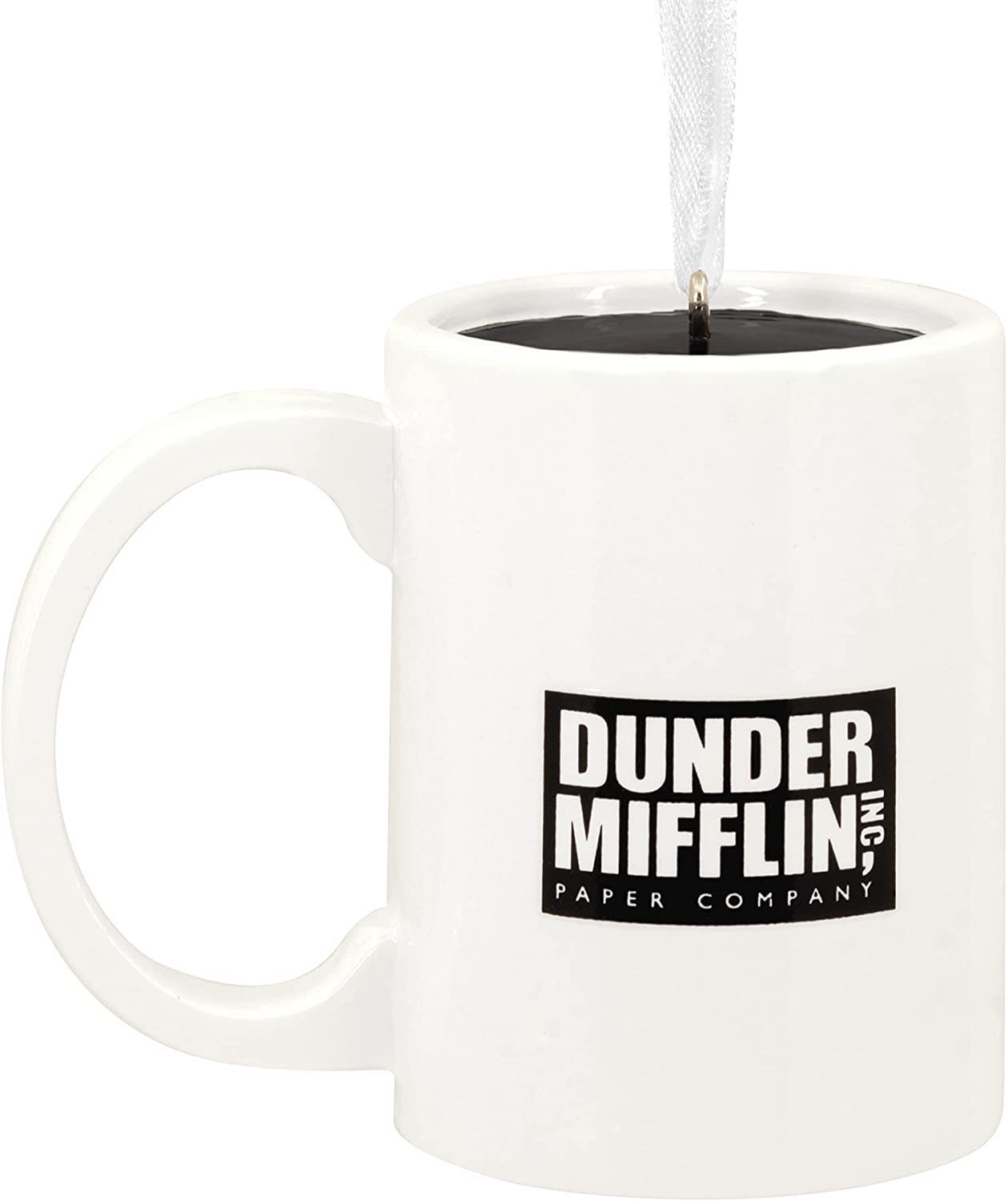 Taza de café Hallmark The Office "El mejor jefe del mundo", adorno navideño - 2HCM9116 - Dunder Mifflin