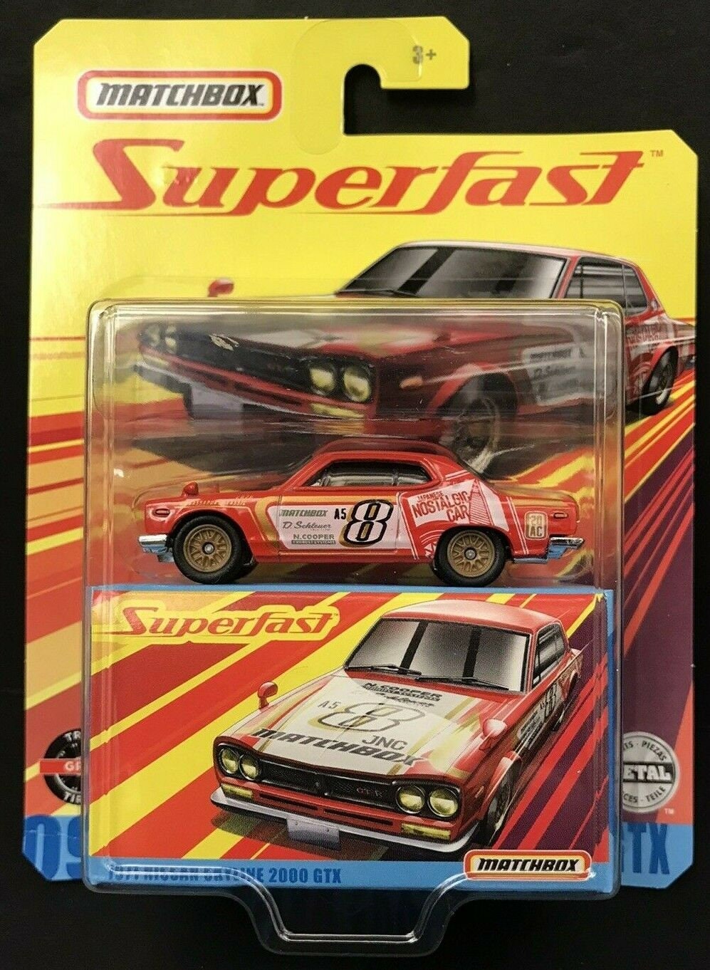 MATCHBOX '71 Nissan Skyline 2000 GTX GKP50 - Super rapide