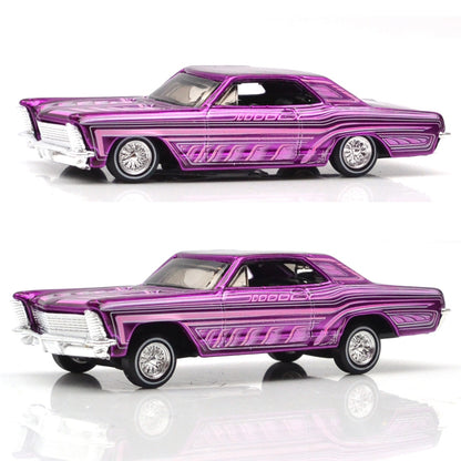 Maisto 1965 Buick Riviera Lowrider - Candy Purple - "Lowriders" Series - 15494-21 BRIV