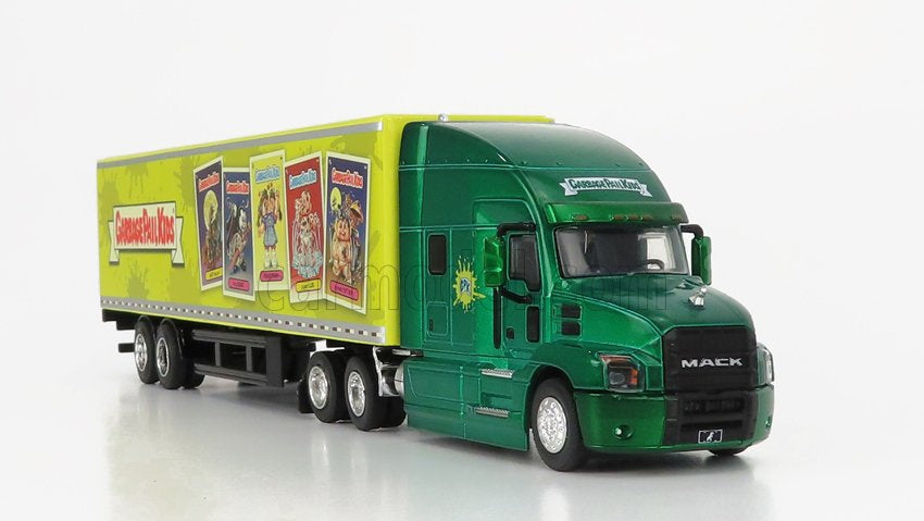 Camión con remolque de 18 ruedas Mack Anthem 2019, Greenlight - Entrega exprés de Garbage Pail Kids - Exclusivo - 30262 - GPK