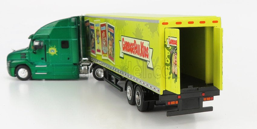Camión con remolque de 18 ruedas Mack Anthem 2019, Greenlight - Entrega exprés de Garbage Pail Kids - Exclusivo - 30262 - GPK