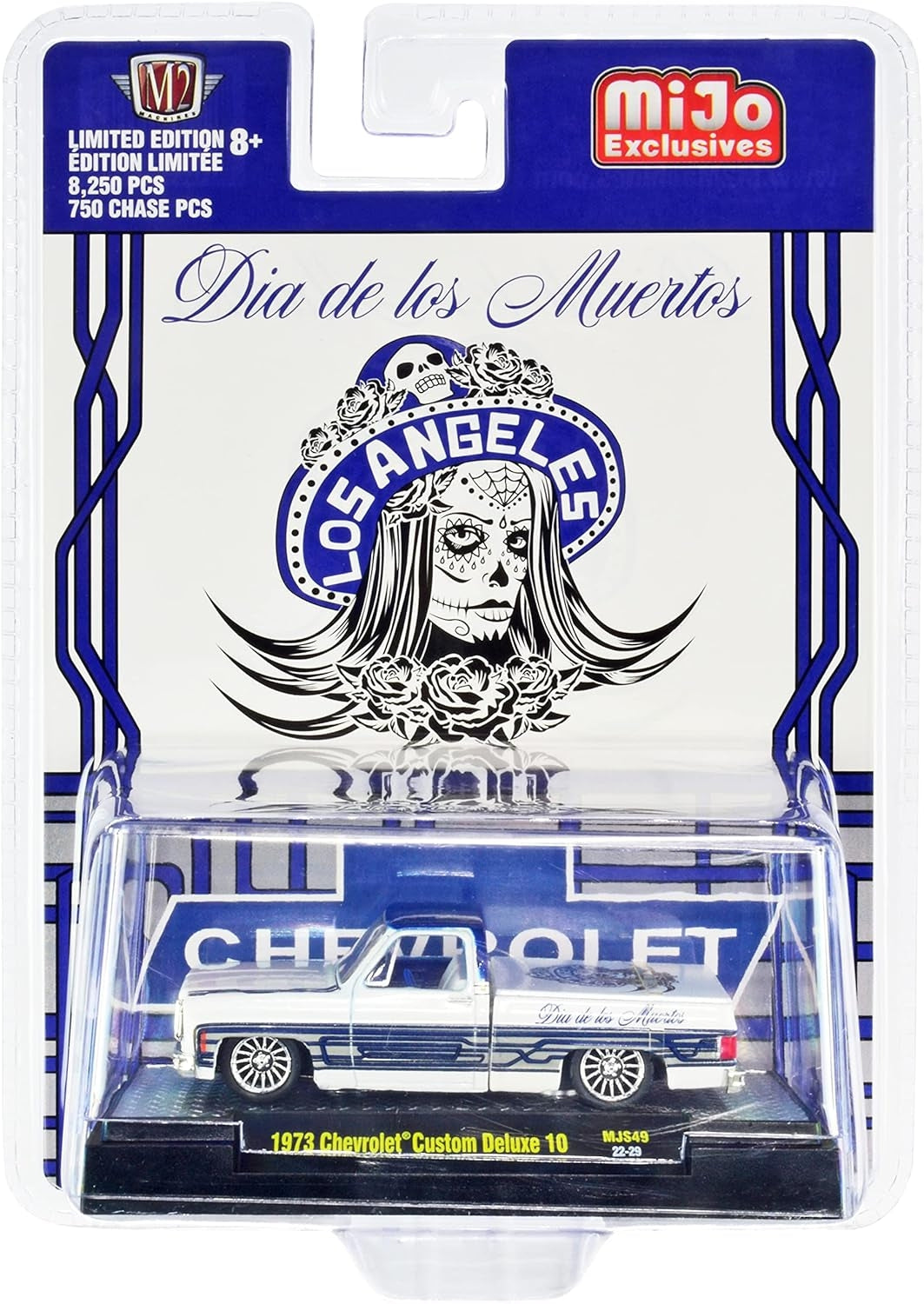 M2 Machines 1973 Chevrolet Custom Deluxe 10 "Dias De Los Muertos" - 31500-MJS49