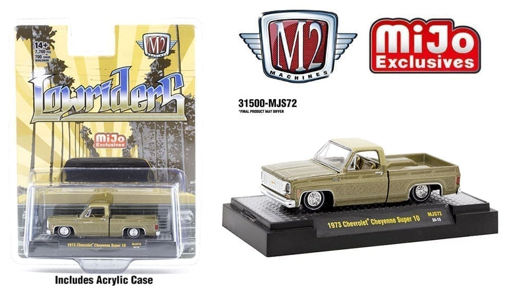 M2 Machines 1973 Chevrolet Cheyenne Super 10 Lowrider - 31500-MJS72 - 24-13