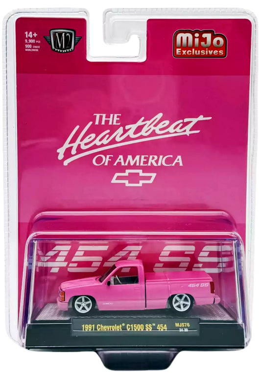 M2 Machines 1991 Chevrolet C1500 SS 454 - 31500-MJS76 - 24-20 - Semi Gloss Pink - Chase