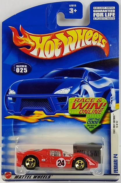 Hot Wheels Ferrari P4 2002 First Editions 52915