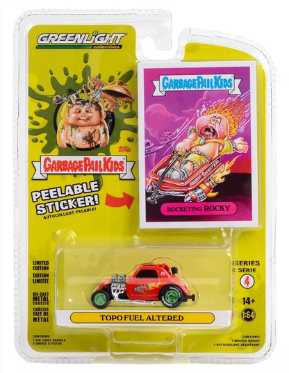 Greenlight Collectibles - Garbage Pail Kids® Series 4 Rocketing Rocky - Topo Fuel Altered (1/64) 54070-E - Chase