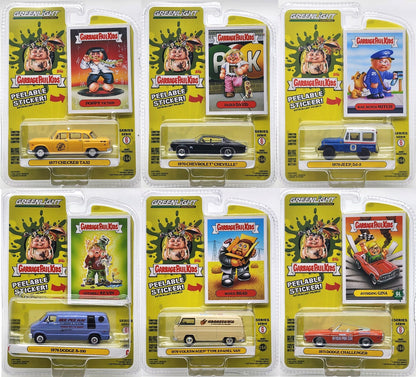 Greenlight Collectibles - Garbage Pail Kids® Series 6 Assortment (1/64) 54100 - Six (6) piece set