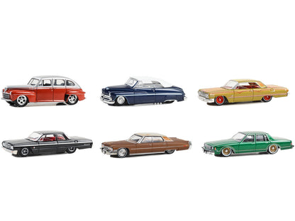 Greenlight Collectibles California Lowriders Series 4 - 63050 - 1/64 Scale - Full 6-Piece Set